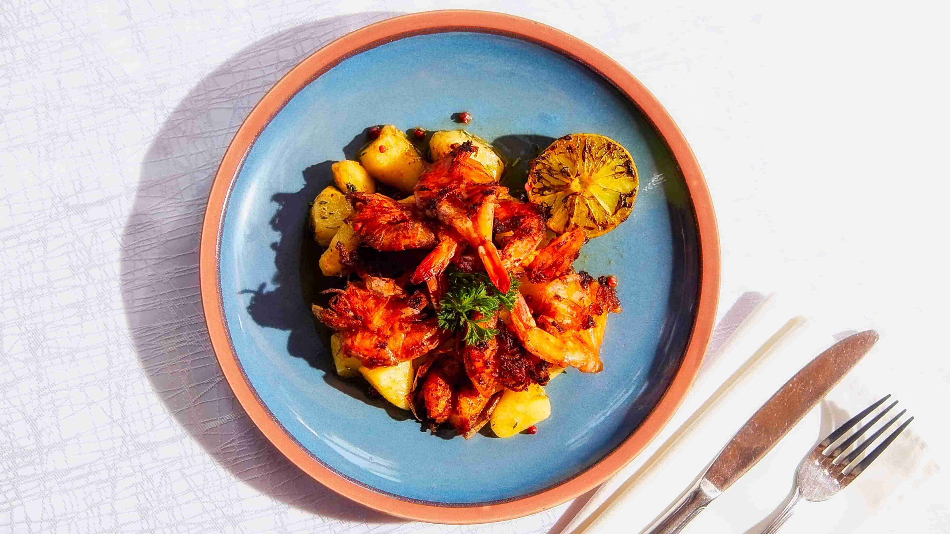 Local dish at Glifos Restaurant